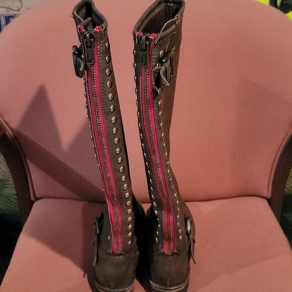 NWT Candie's Cakingston Brown Boots - Picture 2 of 5